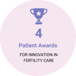 Future Fertility has received four patient awards for innovation in fertility care.